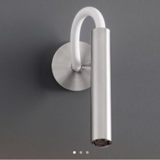 CEA DESIGN ASTA STAINLESS STEEL DEMOUNTABLE WALL SPOUT ON FLEXI