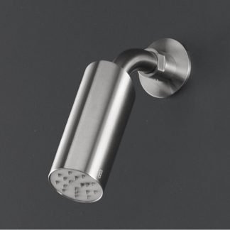 CEA DESIGN NEUTRA STAINLESS STEEL WALL MOUNTED ADJUSTABLE SHOWER HEAD AND ARM